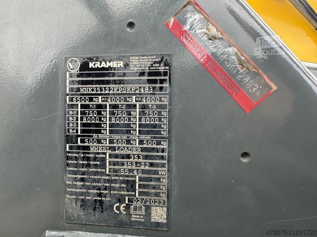 Cargadora de ruedas KRAMER 8085