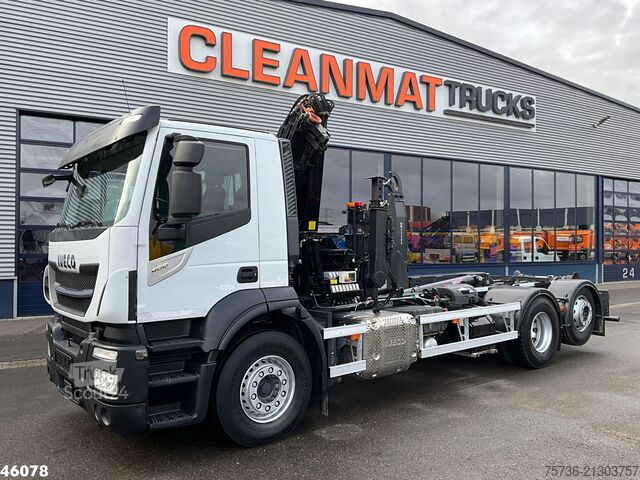 Sistema a braccio con gancio Iveco Stralis AD260SY Euro 6 MKG 15 Tonmeter laadkraa...