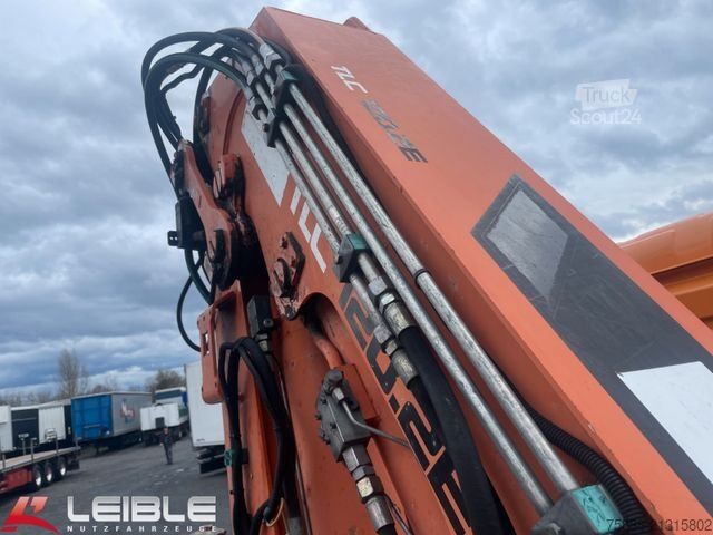 Camion basculante trilateral MAN TGM 18.330 4x2BB*Atlas Terex 120*Meiller Kipper*