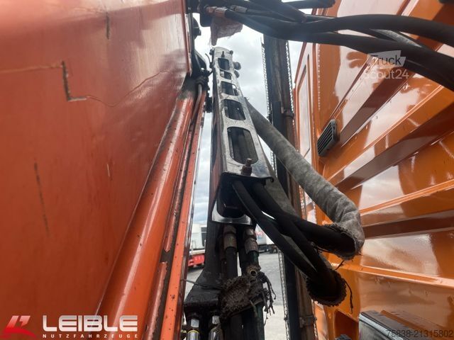 Camion basculante trilateral MAN TGM 18.330 4x2BB*Atlas Terex 120*Meiller Kipper*