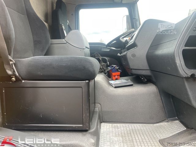 Camion basculante trilateral MAN TGM 18.330 4x2BB*Atlas Terex 120*Meiller Kipper*