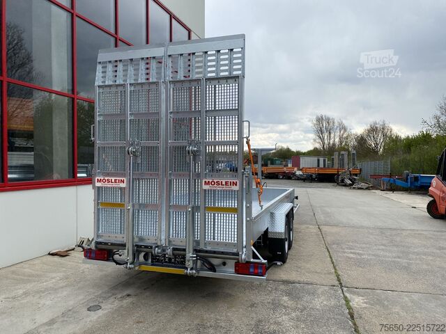 Dieplader oplegger Möslein TT 11-E6x2 hydr. Rampen  Tieflader für Fräsen breiten hydraulischen Rampen, Neu