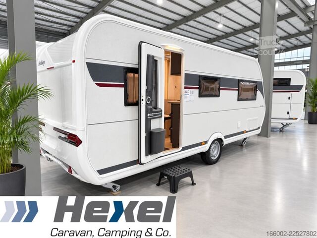 Lakókocsi HOBBY De Luxe 540 KMFe Modelljahr 2027 ausgestellt!