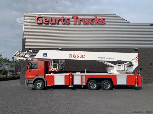 Mercedes-Benz ACTROS 3332 6X4 XCMG DG53C FIRE FIGTHING PLATFORM