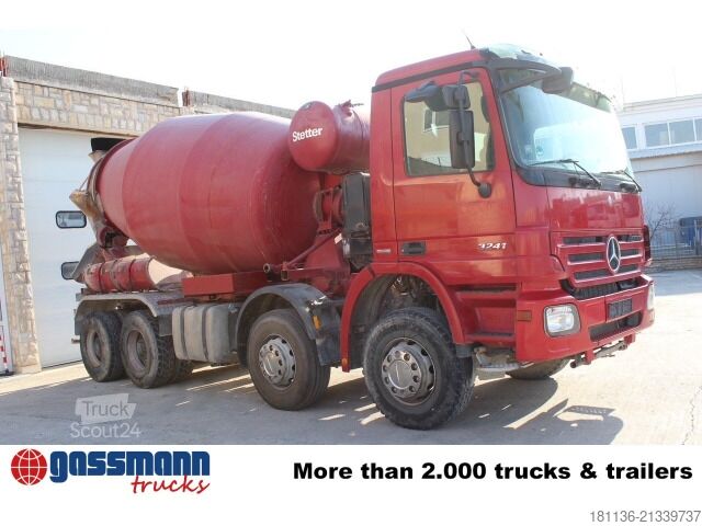 Camião basculante Mercedes-Benz Actros 3241 B 8x4/4, Wechselsystem