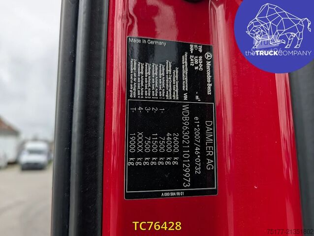 Раздвижной брезент Mercedes-Benz Actros 2548