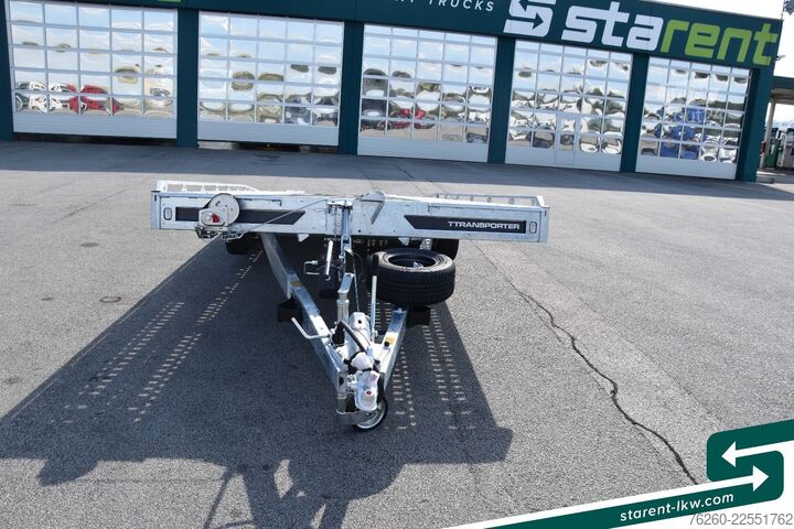Car carrier trailer BRIAN JAMES TRAILERS T-Transporter Kippbar Seilwinde Rampen