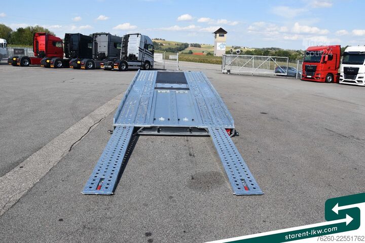 Car carrier trailer BRIAN JAMES TRAILERS T-Transporter Kippbar Seilwinde Rampen