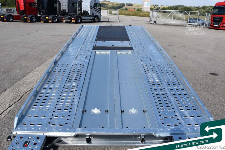 Car carrier trailer BRIAN JAMES TRAILERS T-Transporter Kippbar Seilwinde Rampen