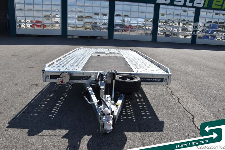 Car carrier trailer BRIAN JAMES TRAILERS T-Transporter Kippbar Seilwinde Rampen