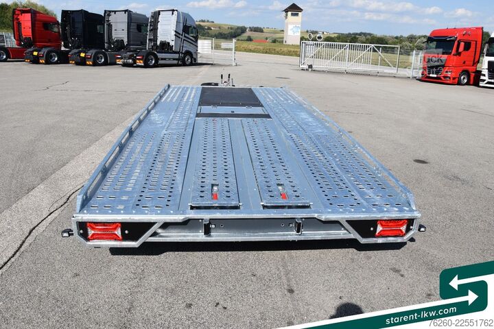 Car carrier trailer BRIAN JAMES TRAILERS T-Transporter Kippbar Seilwinde Rampen