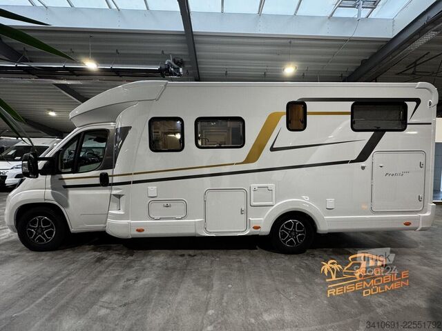 Yarı entegre karavan EURAMOBIL Profila T 720 EF Mondial Pack FAS Zusatzbett