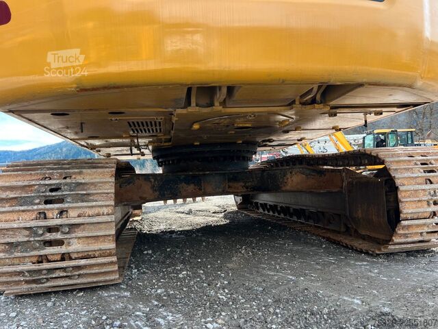 Kettenbagger CATERPILLAR 323 E Powertilt 2x Löffel Top