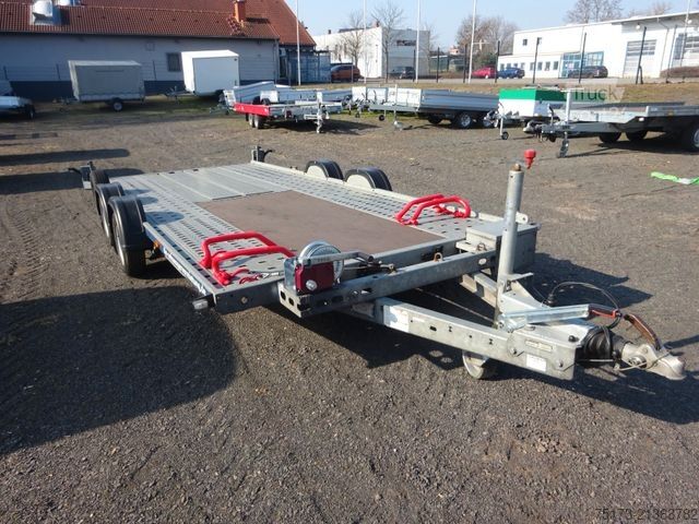 Biltransporttrailer BRIAN JAMES TRAILERS Fahrzeugtransportanhänger 26XTFB 100Kmh
