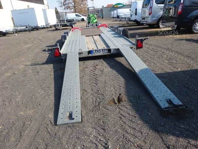 Biltransporttrailer BRIAN JAMES TRAILERS Fahrzeugtransportanhänger 26XTFB 100Kmh
