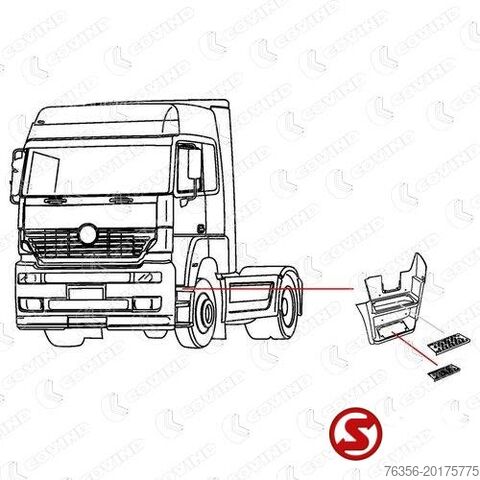 Kabīnes daļa Mercedes Trede axor links rechts