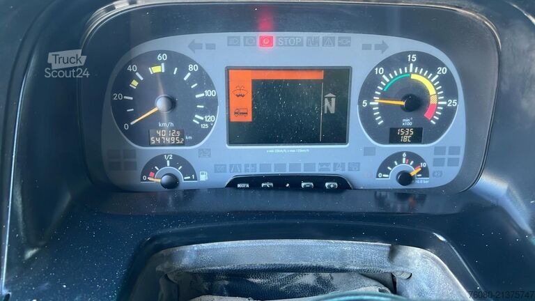 Fahrgestell mit Fahrerhaus Mercedes-Benz Actros 4144 (TAMBOURS / EPS / 8X4 / GRAND PONT ...