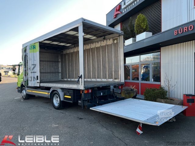 LKW mit Pritsche & Plane MERCEDES-BENZ Atego 1224*LBW Bär 2to*Quickslider*105 TKM*