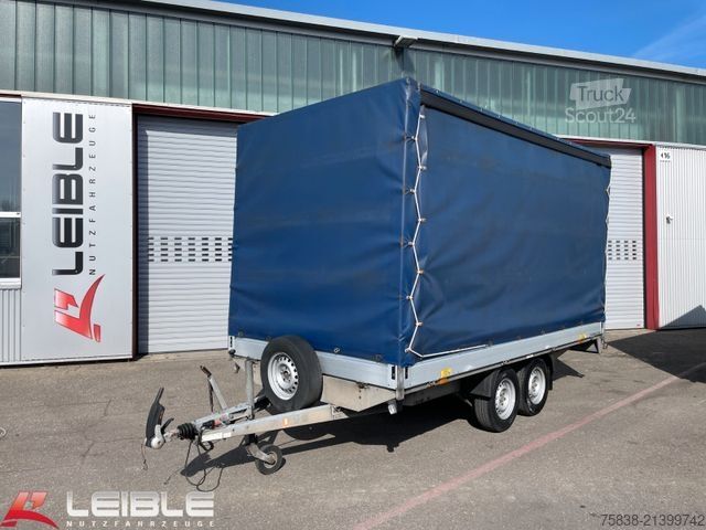 Reboque para automóvel HUMBAUR HT 254118*Pritsche & Plane & Bordwände 40cm