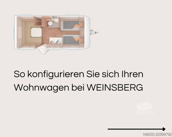 Wohnwagen WEINSBERG CaraOne 550 QDK Mod. 27 *Wunschkonfiguration*