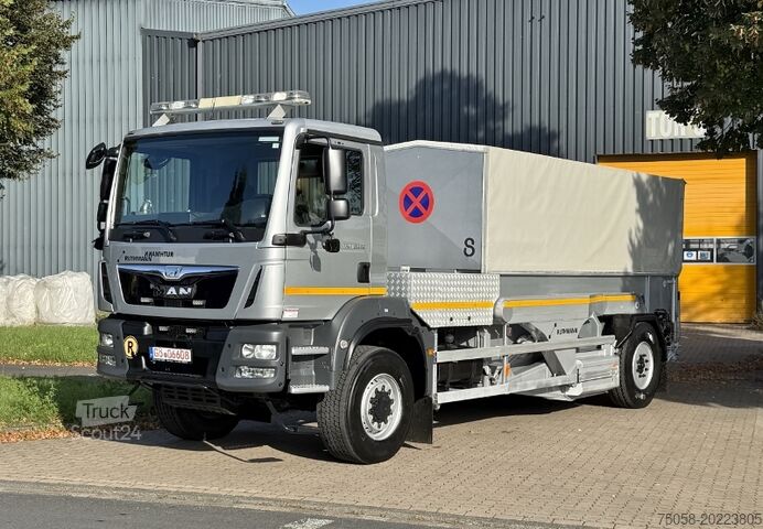 Camión con plataforma de trabajo aérea MAN TGM 15.250 - Ruthmann Cargoloader