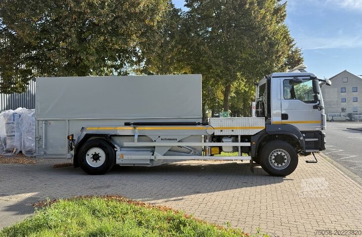 Lastebil med spesialpåbygg MAN TGM 15.250 - Ruthmann Cargoloader