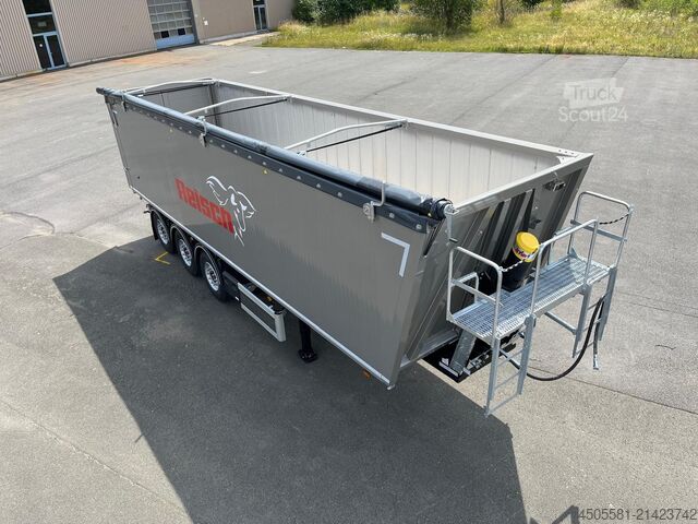 Reisch 3 tengelyes billenős félpótkocsi 50 m³ Reisch 3-Achs-Kippsattelauflieger Alumulde Alug