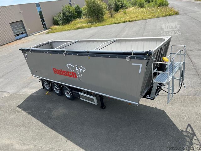 Reisch 3 tengelyes billenős félpótkocsi 50 m³ Reisch 3-Achs-Kippsattelauflieger Alumulde Alug