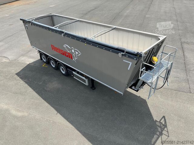 Reisch 3 tengelyes billenős félpótkocsi 50 m³ Reisch 3-Achs-Kippsattelauflieger Alumulde Alug