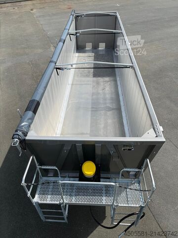 Reisch 3 tengelyes billenős félpótkocsi 50 m³ Reisch 3-Achs-Kippsattelauflieger Alumulde Alug