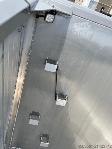 Reisch 3 tengelyes billenős félpótkocsi 50 m³ Reisch 3-Achs-Kippsattelauflieger Alumulde Alug