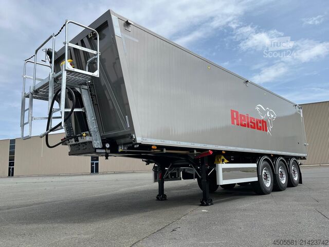 Reisch 3 tengelyes billenős félpótkocsi 50 m³ Reisch 3-Achs-Kippsattelauflieger Alumulde Alug