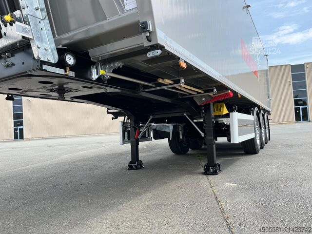 Reisch 3 tengelyes billenős félpótkocsi 50 m³ Reisch 3-Achs-Kippsattelauflieger Alumulde Alug