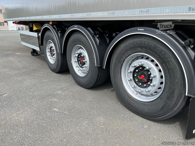 Reisch 3 tengelyes billenős félpótkocsi 50 m³ Reisch 3-Achs-Kippsattelauflieger Alumulde Alug