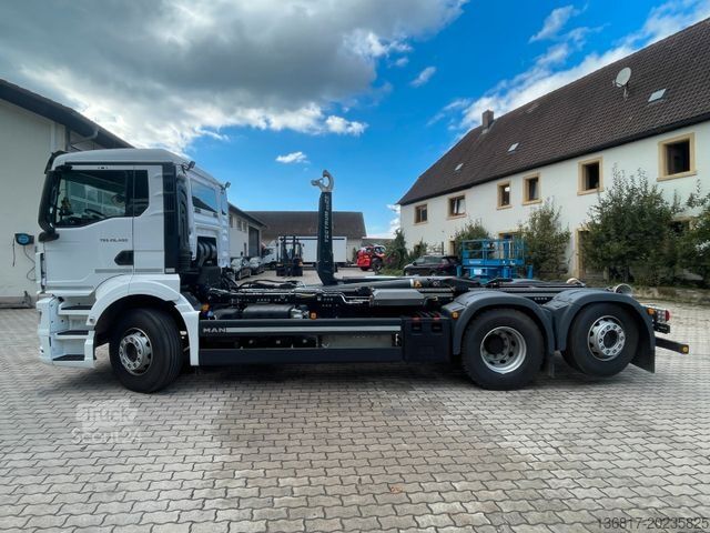 Kroghejselastbil MAN TGS 26.480 6x2 BLL Abroller Meiller RS21.65 Lenk