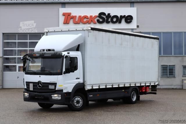 Camión plataforma con toldo Mercedes-Benz Atego 1224L EDSCHA Curtainsider