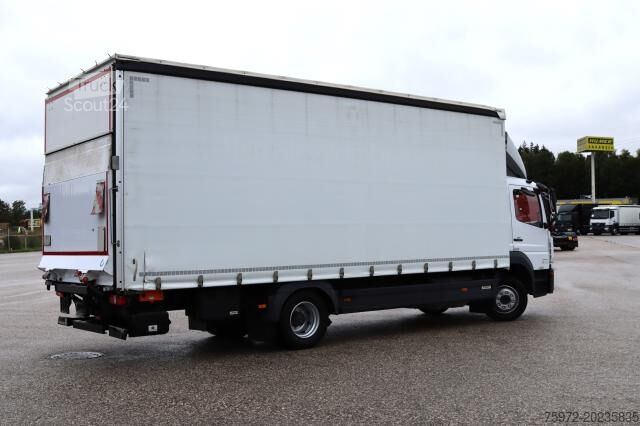 Tovorno vozilo s ravno platformo in ponjavo Mercedes-Benz Atego 1224L EDSCHA Curtainsider