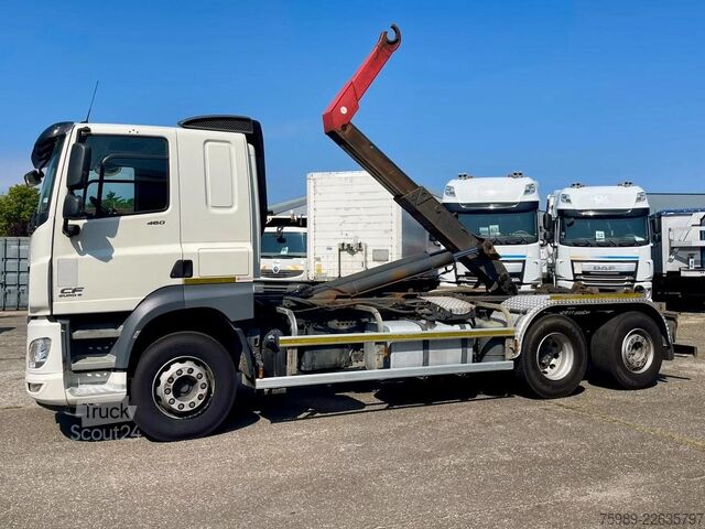System med krogarm DAF CF 460 6x2, Lift axel, Mooving axel,  NAVI, BAC...