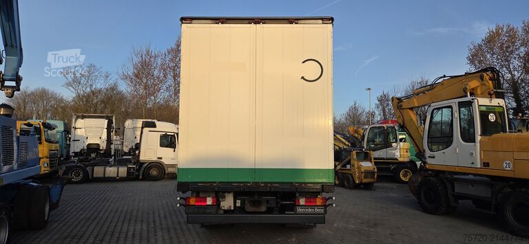 Tovorno vozilo s ravno platformo in ponjavo Mercedes-Benz 1832 Edscha, Top Condition Aufbau 6,50 m