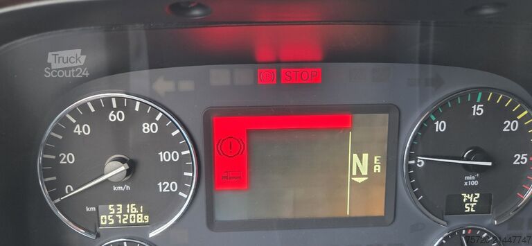 Tovorno vozilo s ravno platformo in ponjavo Mercedes-Benz 1832 Edscha, Top Condition Aufbau 6,50 m