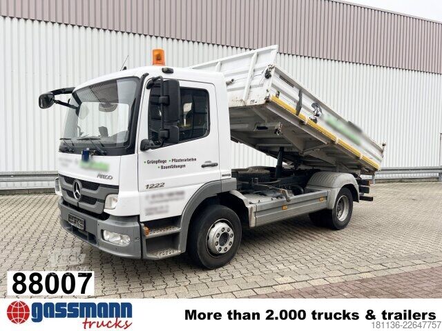 Camión volquete Mercedes-Benz Atego 1222 K 4x2, 2x AHK