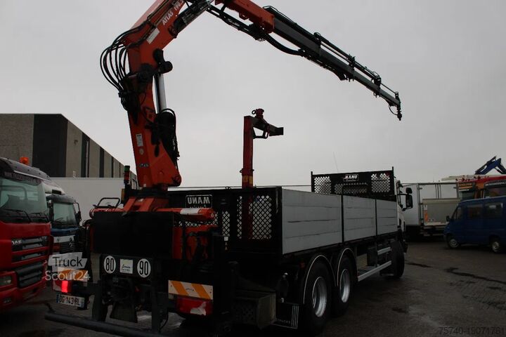 Camion cu macara Scania P410 + atlas 190 4x hydrolic + 6x4  remote + EU...