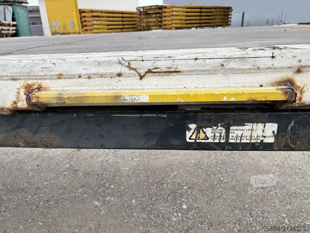 Byt karosseri öppet Krone Plattform 7,82m mit Steckrungen mittig