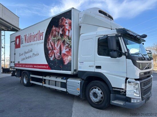 Šaldytuvas sunkvežimis VOLVO FM 420 KüHLKOFFER TK T-1200R, LBW, FULL-AIR, E6