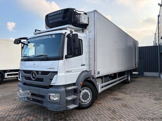 Koel-vriestransport Mercedes-Benz AXOR 1829 + MANUAL + EURO 5 + LIFT + CARRIER