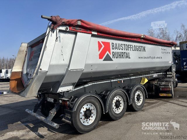 Billenős félpótkocsi Carnehl Semitrailer Tipper Alu-square sided body 24m³