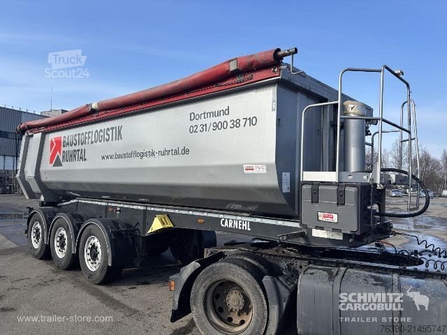 Polpriklopnik kiper Carnehl Semitrailer Tipper Alu-square sided body 24m³