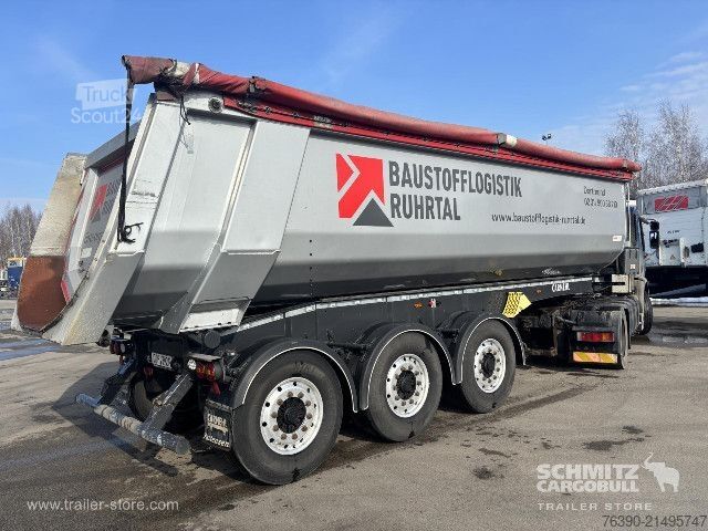 Billenős félpótkocsi Carnehl Semitrailer Tipper Alu-square sided body 24m³
