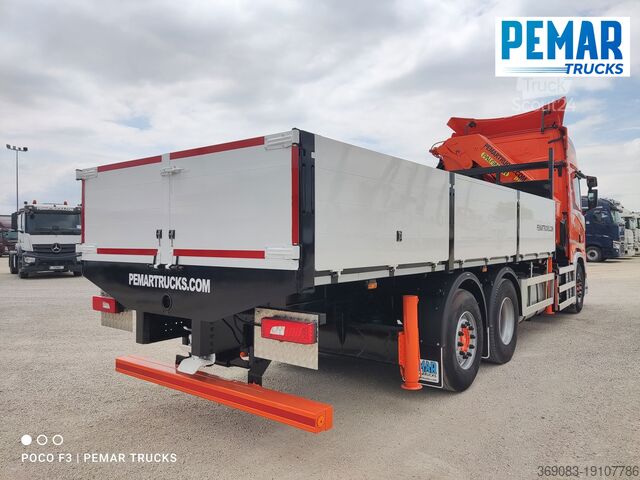 Dźwig SCANIA R 540 6X2 GRUA CAJA FIJA