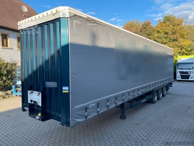 Відкритий напівпричіп з тентом KRONE SD Plane Mega Edscha Hubdach 2x Liftachse SDP27
